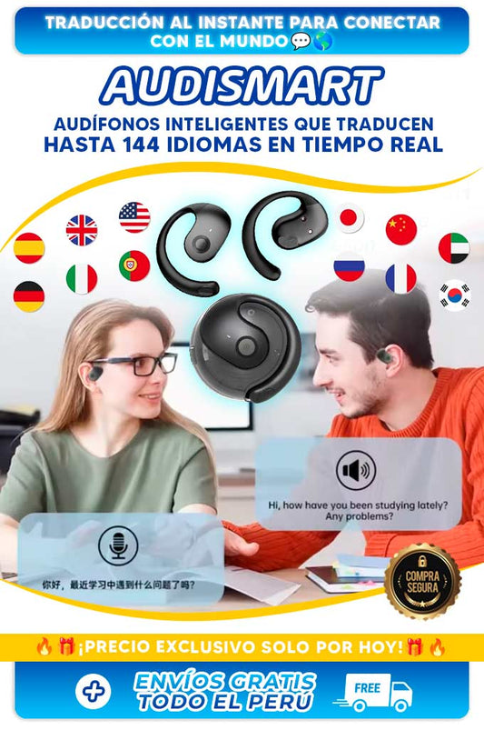 AUDISMART   AUDIFONOS INTELIGENTES