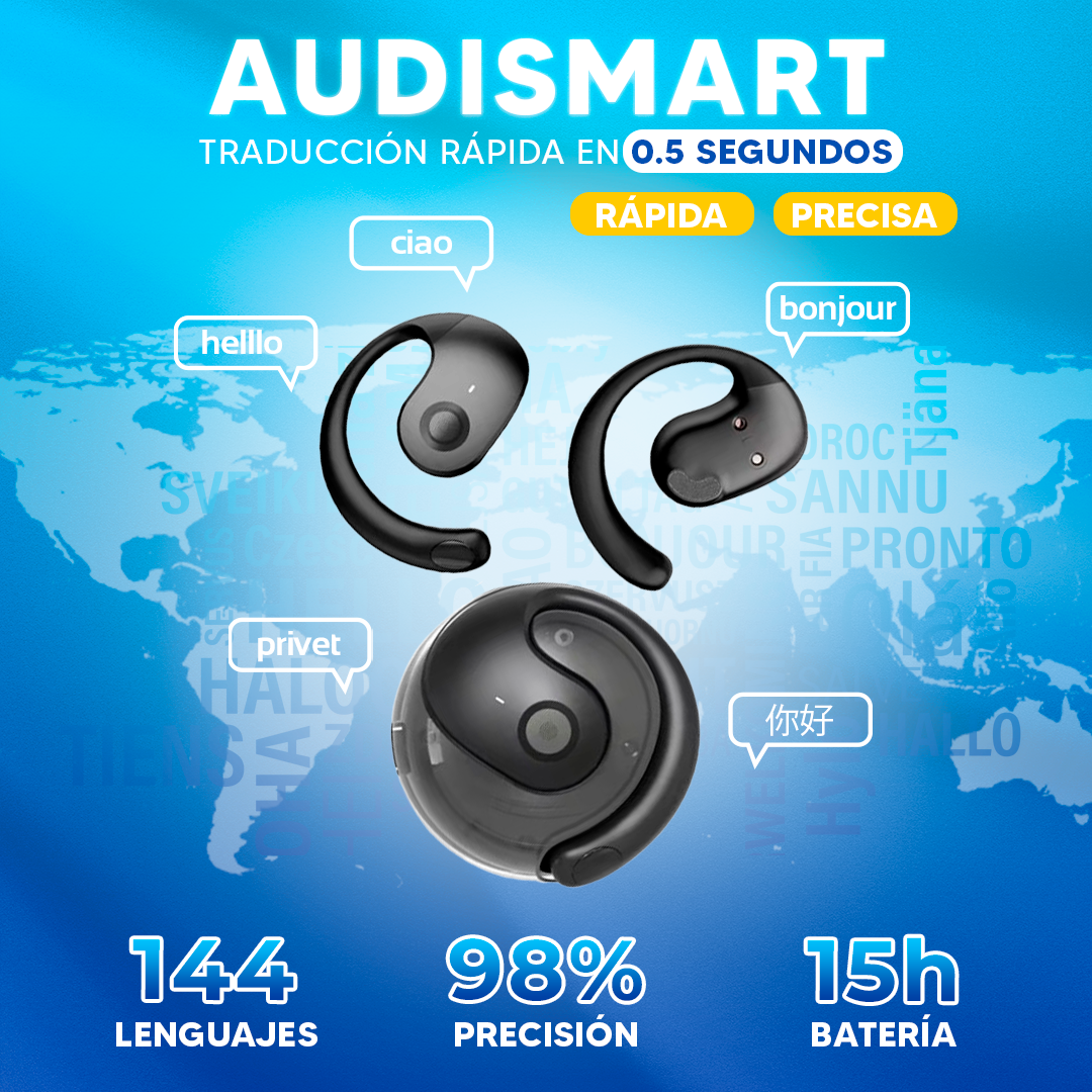 AUDISMART   AUDIFONOS INTELIGENTES
