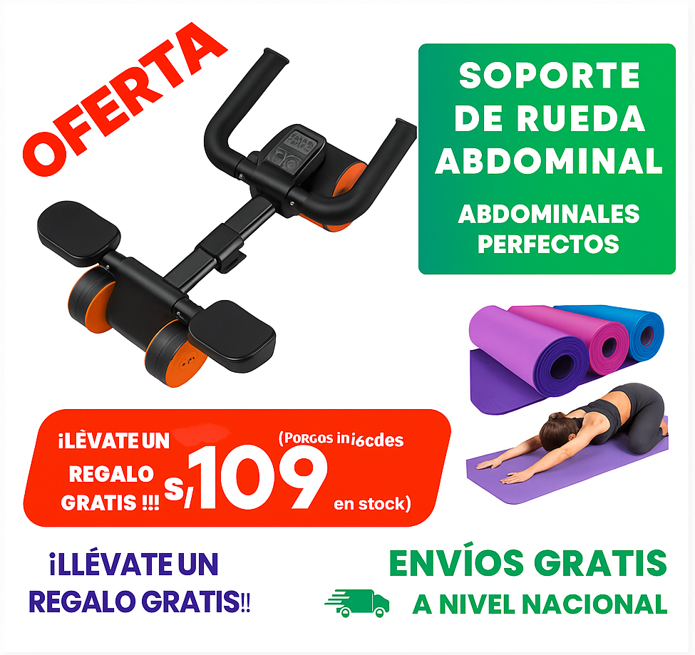 SOPORTE RUEDA PARA ABDOMINALES