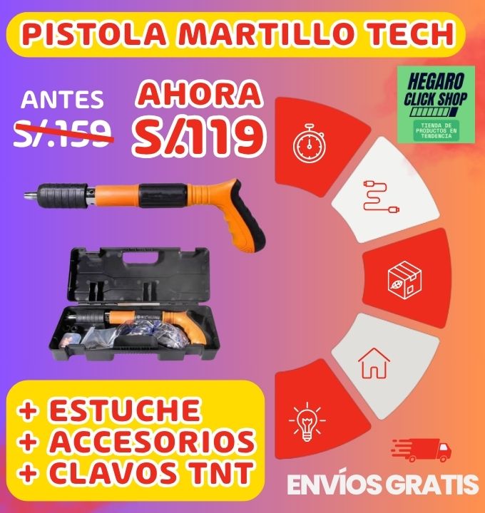 PISTOLA MARTILLO TECH